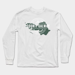 County Galway Map Long Sleeve T-Shirt